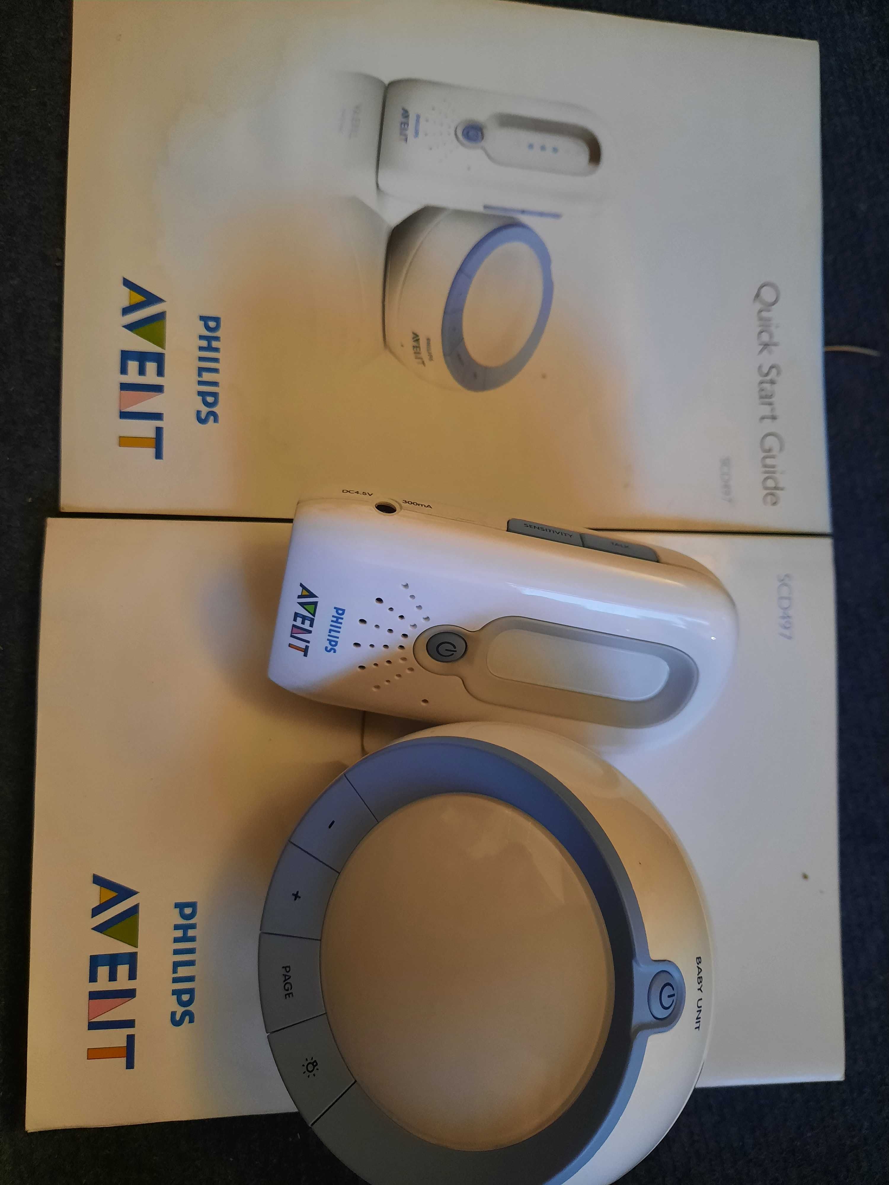 Vand PHILIPS AVENT - Sistem DECT de monitorizare copii SCD497