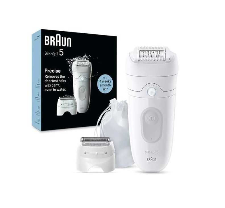 Епилатор и дамска самобръсначказа Braun Silk-épil 5 5-041 сухо и мокро