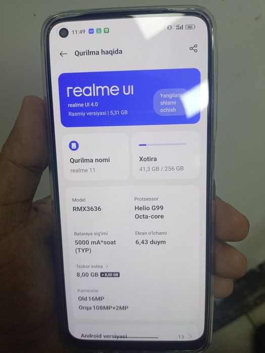 Realme 11 idea karopkal