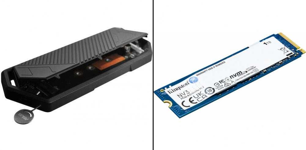 Rack extern ASUS ROG Strix Arion + SSD Kingston NV3 1TB