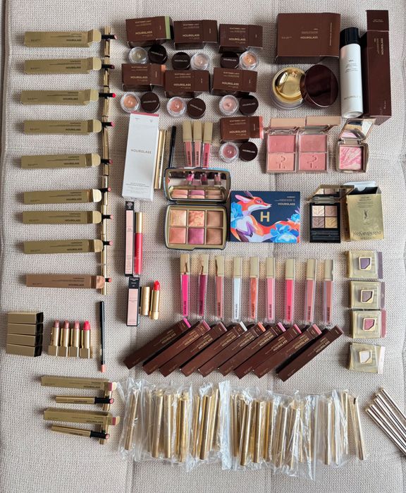 Лукс Hourglass, Gucci, YSL козметика за лице оригинални и НОВИ