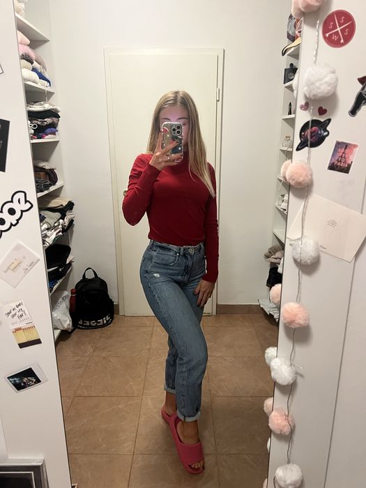 Дънки Guess с висока талия