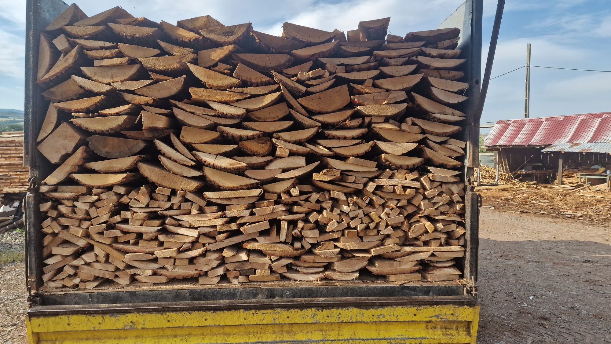 Lemn lemne de foc esență tare gata tăiate cu transport la domiciliu