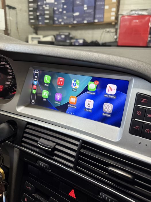 Navigatie Android Audi A6 C6 6GB RAM Carplay Android Auto , Camera