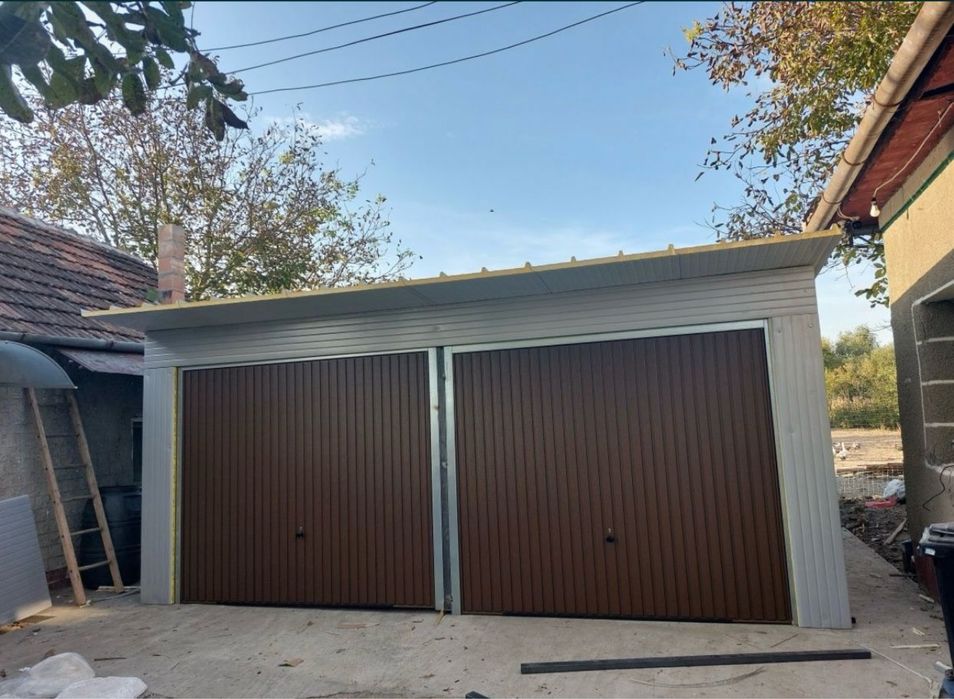 Garaje metalice pe structura ideale pentru masina