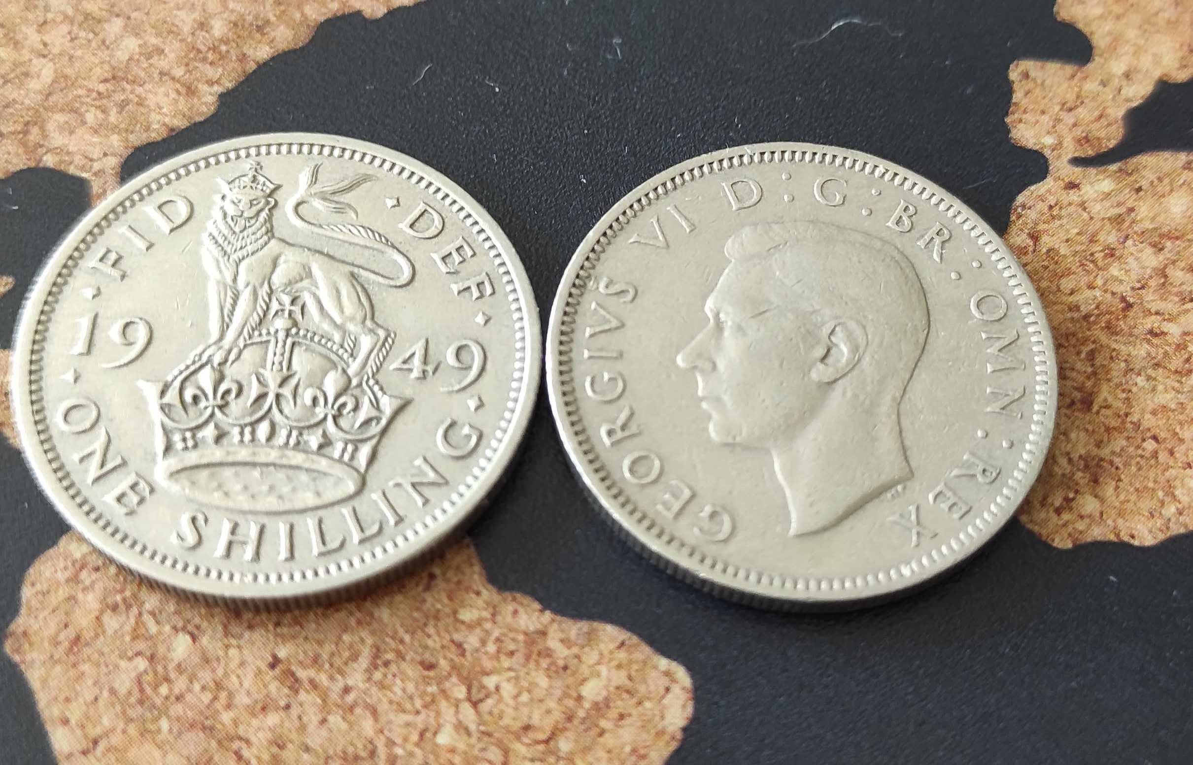 Английски монети 1948 - 1951 година