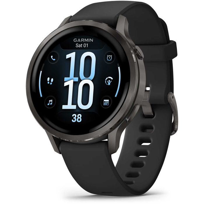 Smartwatch Garmin Venu 4, 41mm, AMOLED, GPS, WI-FI, Slate/Black