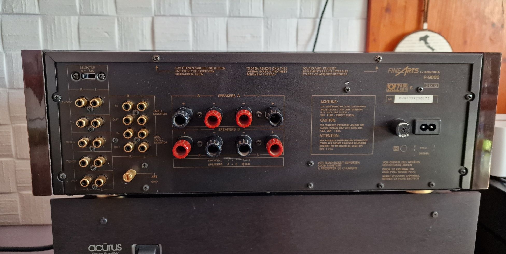 Grundig A 9000 (schimb) amplificator cap de serie  ,120w