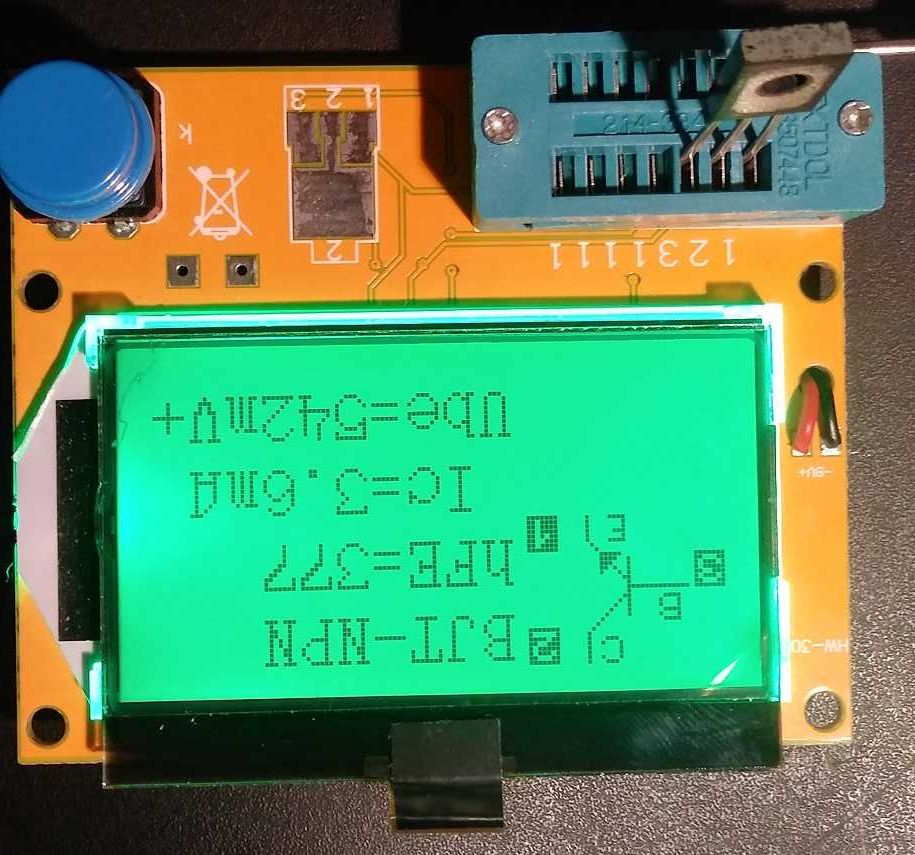 Тестер электронных компонентов LCR-T4 с корпусом