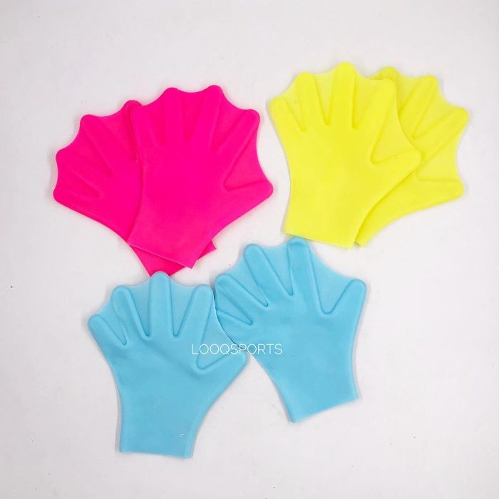 Перчатки для плавания с перепонками