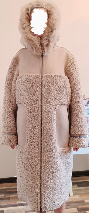 Польто зимние двухсторонний новый