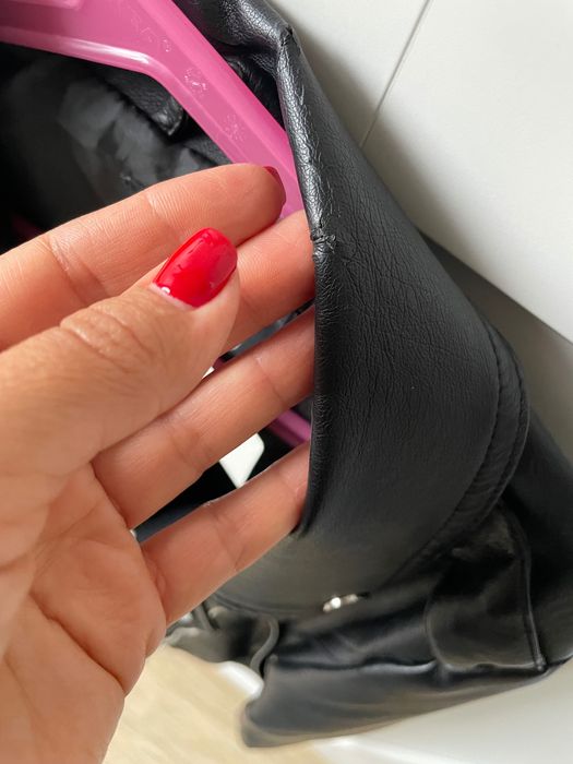 НОВО Детско или Дамско кожено яке, размер 152 см или XXS, еко кожа