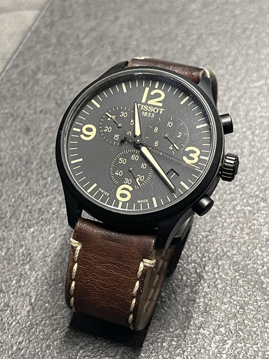 Ceas Tissot Barbati Negru/Maro