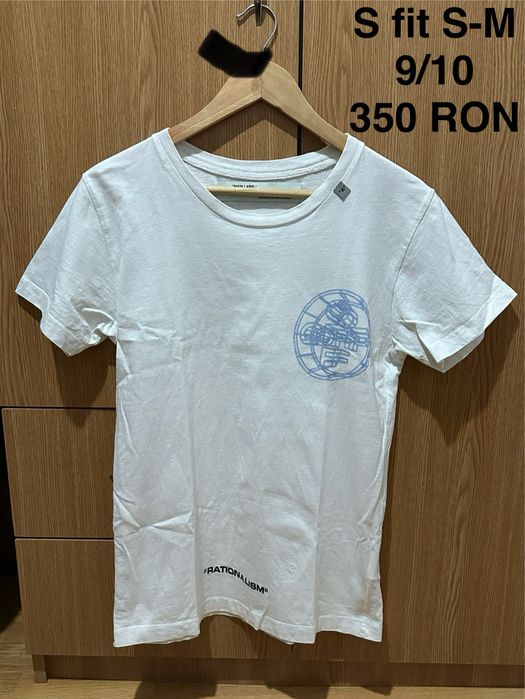 Tricou Off White Rationalism