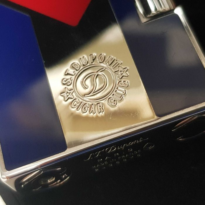 Bricheta ST. Dupont  Cuba Flag  / cutie cadou