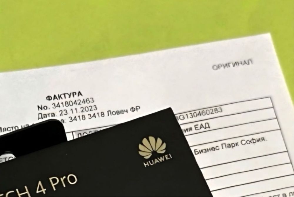 48mm Huawei watch 4 Pro LTE Гаранция Yettel 2025г. Titanium / Титаний