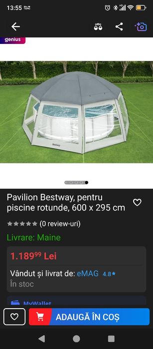 Pavilion piscina rotundă
