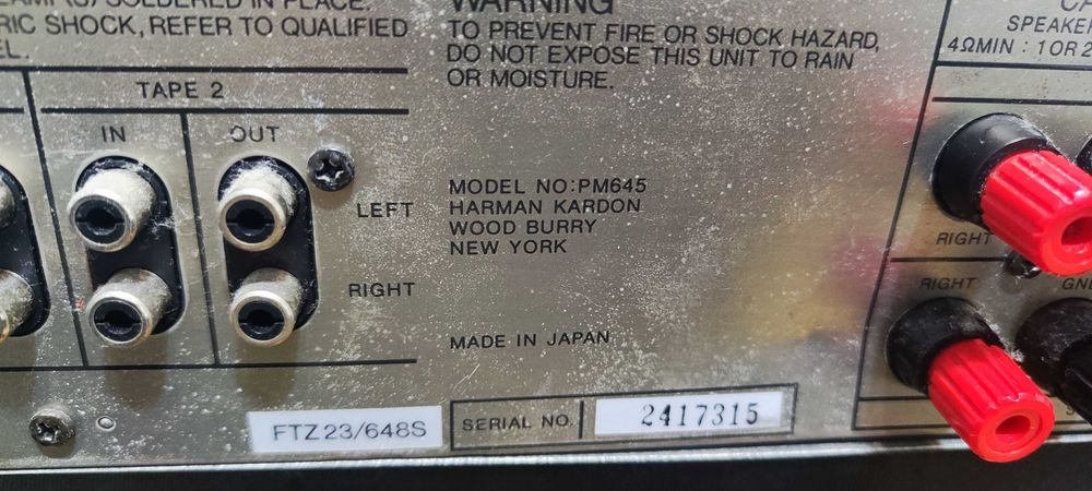 Amplificator Audio Harman Kardon PM645 Statie Audio