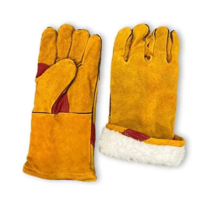 Перчатки зимние спилковые