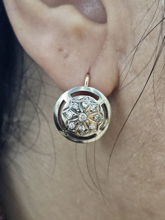 Тарелочка бриллианты советское 583СССР