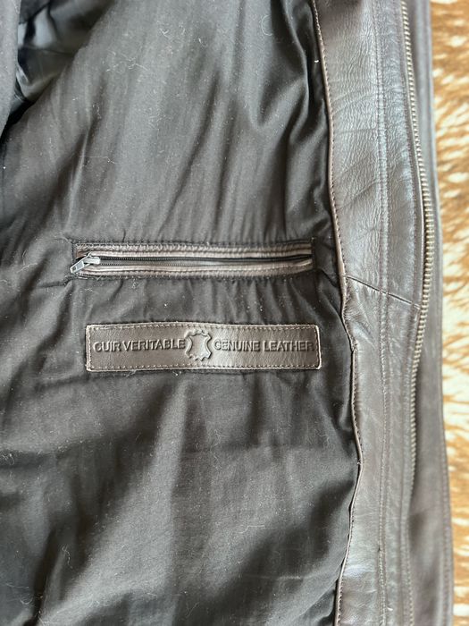 Оригинално мъжко яке от естествена кожа JEREM