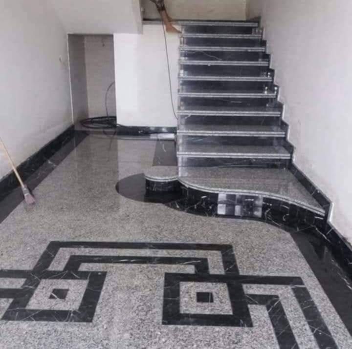 Montaj marmură travertin