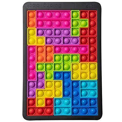 Забавна игра със строителни блокчета - Тетрис/ Play Create - 27 части