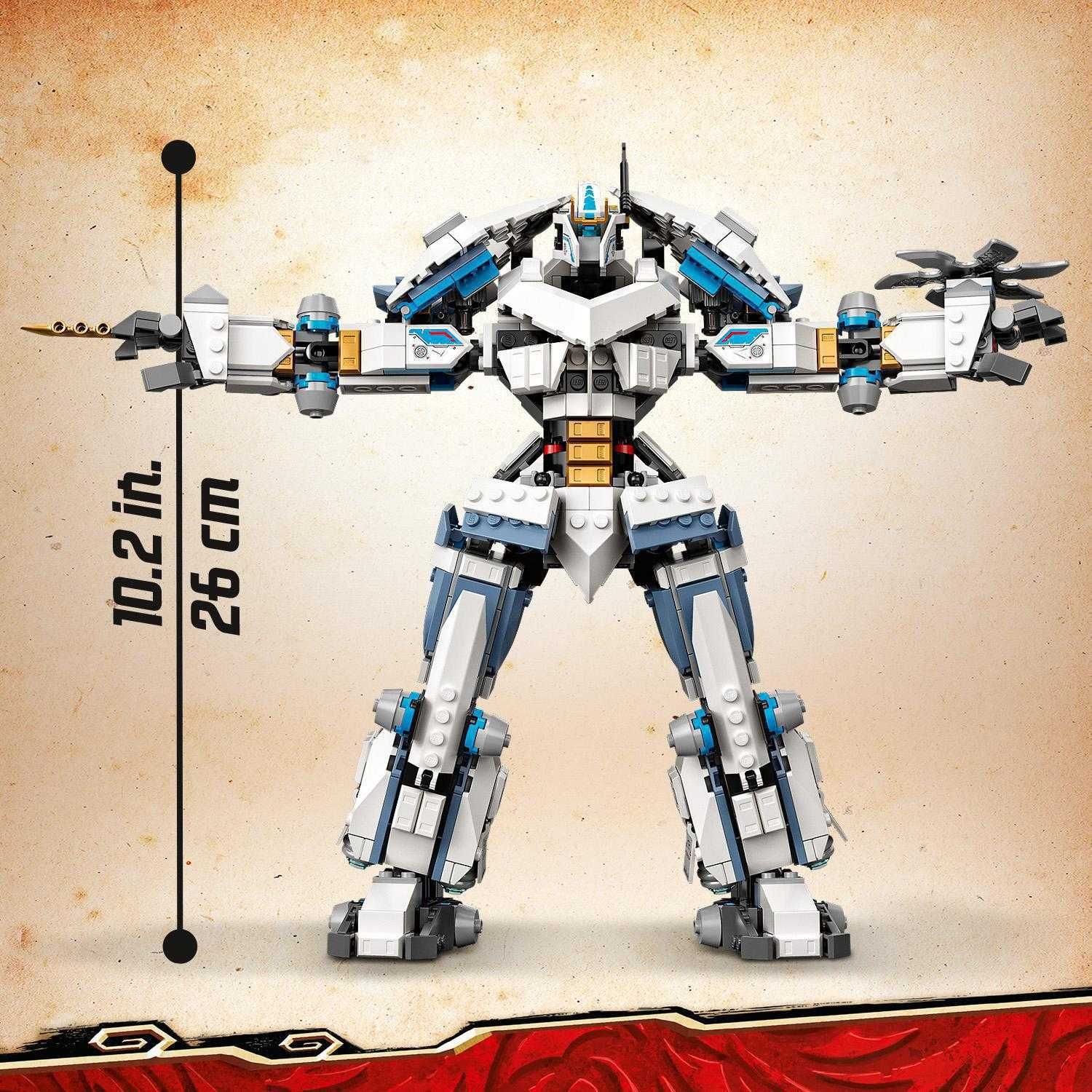 TIP lego Ninjago Lupta cu robotul de titan a lui Zane 71738