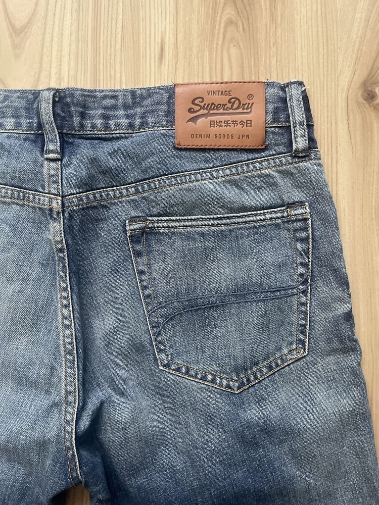 SUPERDRY Conor05 taper/мъжки къси дънки W32