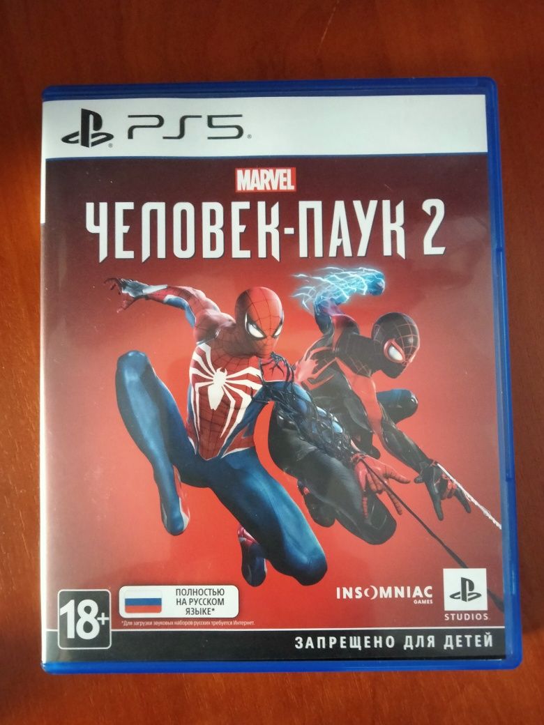 Диск ps 5, человек паук 2