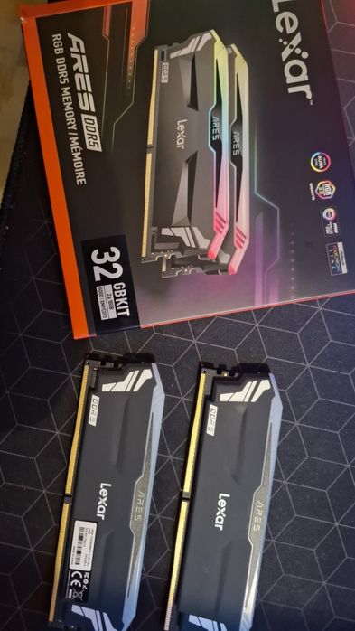 Memorie Lexar ARES RGB 32GB DDR5 6000MHz CL32 Dual