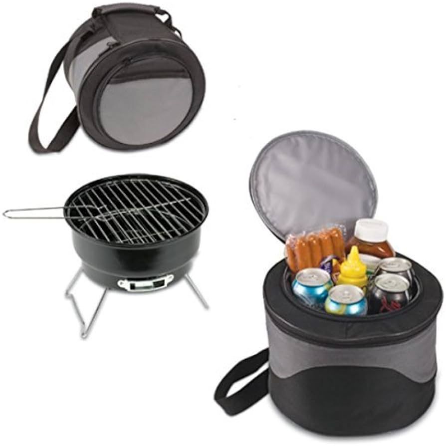 Barbeque grill & cooler bag