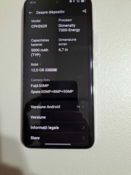 Vând Oppo Reno 12 PRO 5G – FullBox, ca nou!