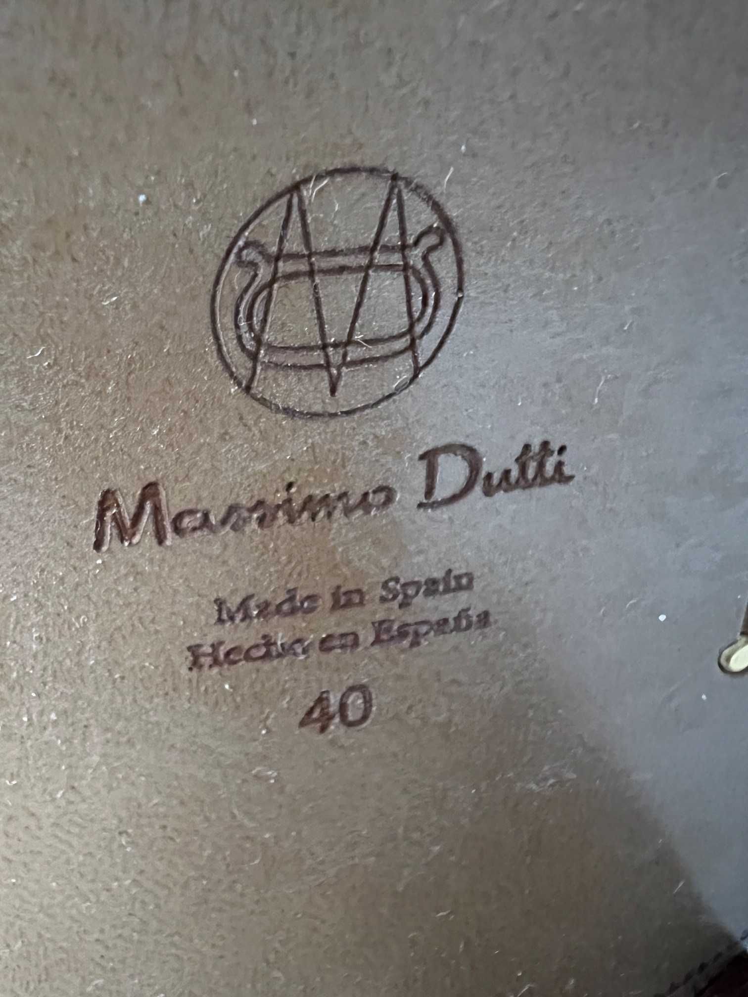 Кожени ботуши Massimo Dutti, номер 40
