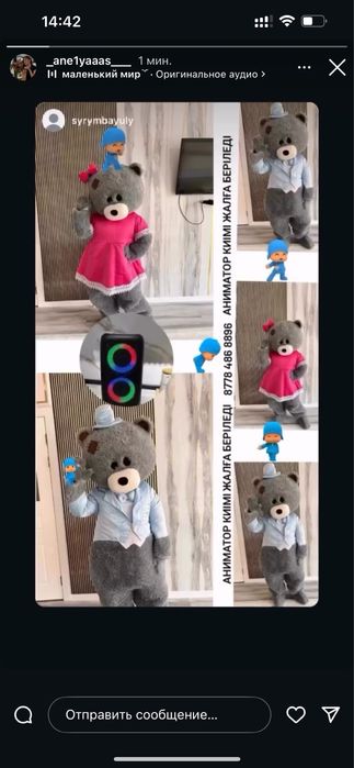 Тэдди мишка аренда по доступным ценам