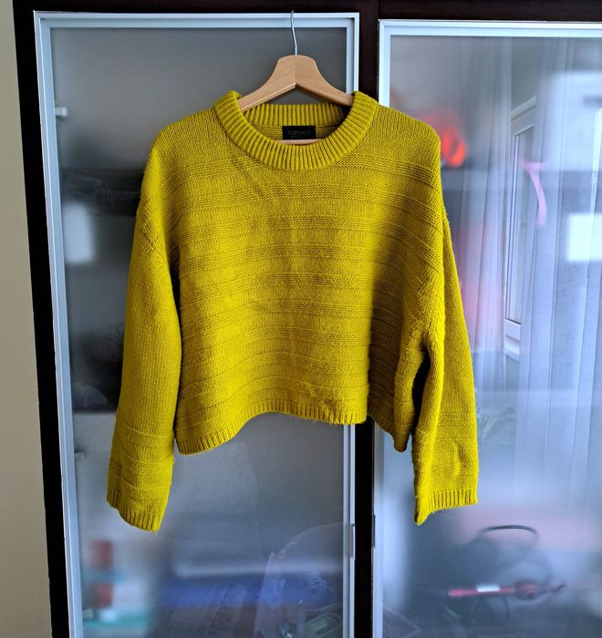 Pulover crop top oversized