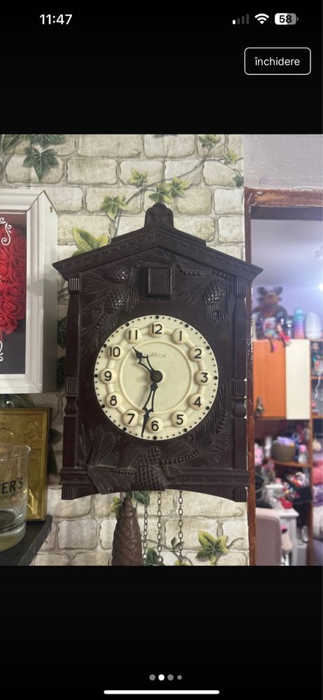 Ceas cu cuc de colectie vintage