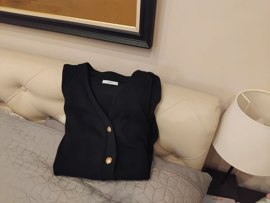 Тъмно синя жилетка 100% памук