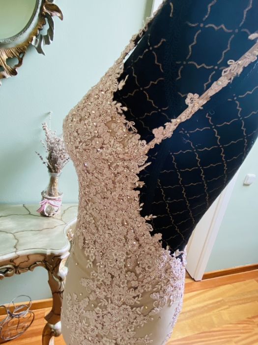 Rochie de ocazie superba, cu strasuri Swarovski