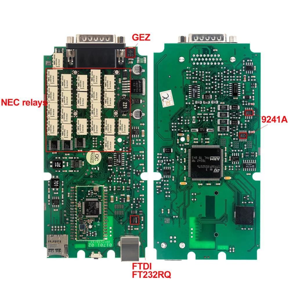 Autocom CDP+ (одноплатный-bluetooth-usb) мультимарочный сканер