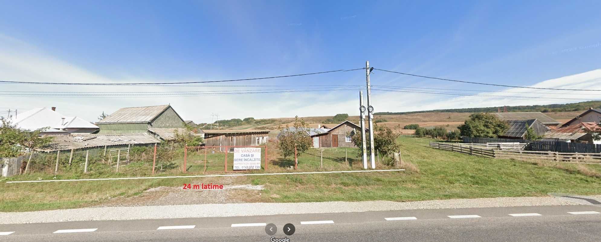 Casa, teren 10 000mp, curent trifazic, puturi, apa curenta