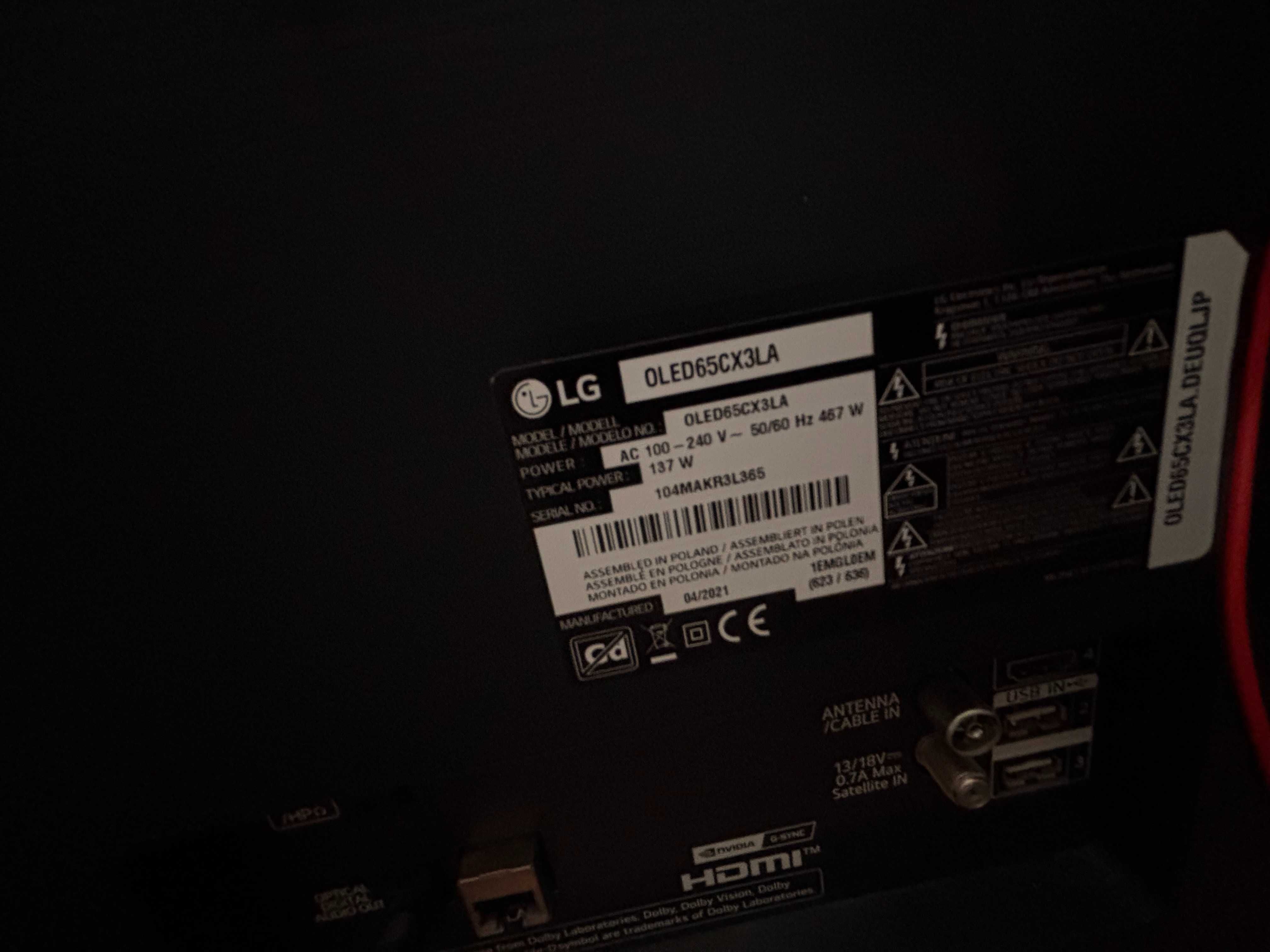 Телевизор LG OLED CX 65"