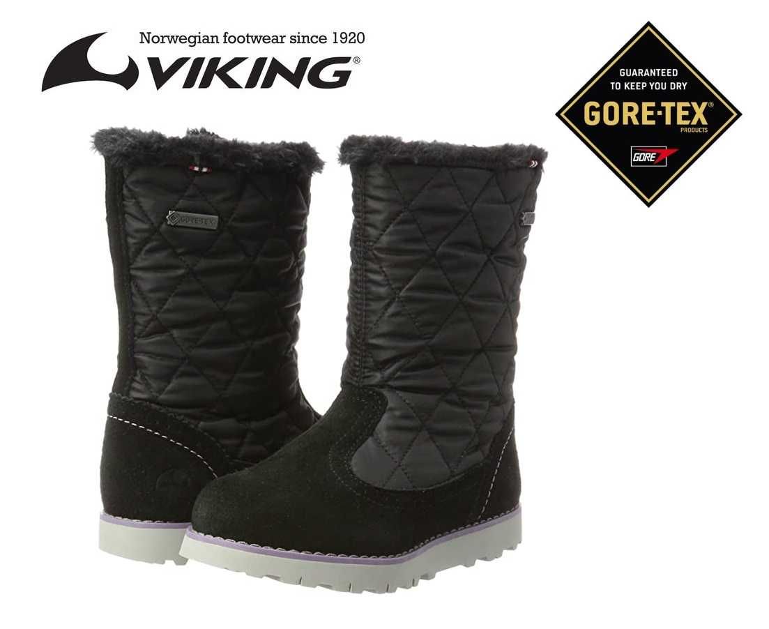 Нови детски топли Апрески - VIKING Roea GORE-TEX размер EU33