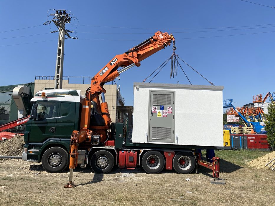 Transport Camion Cu Macara