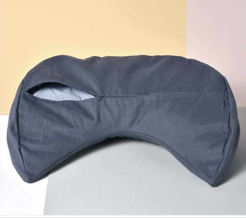 Възглавница за медитация с пълнеж от люспи от елда