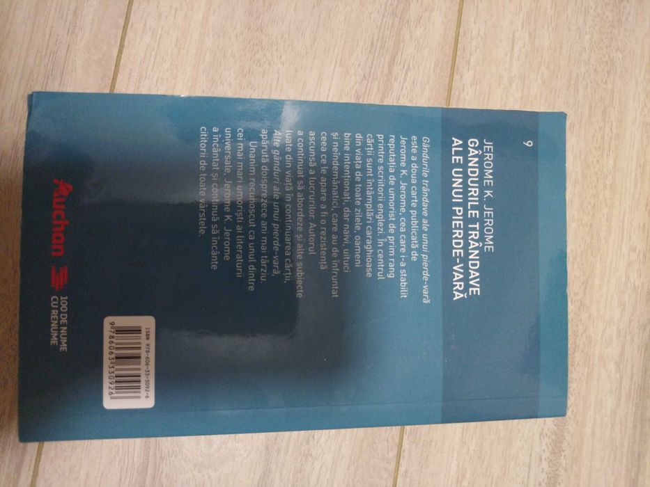 De vanzare 3 carti scrise de Flaubert, Hardy si Jerome K. Jerome