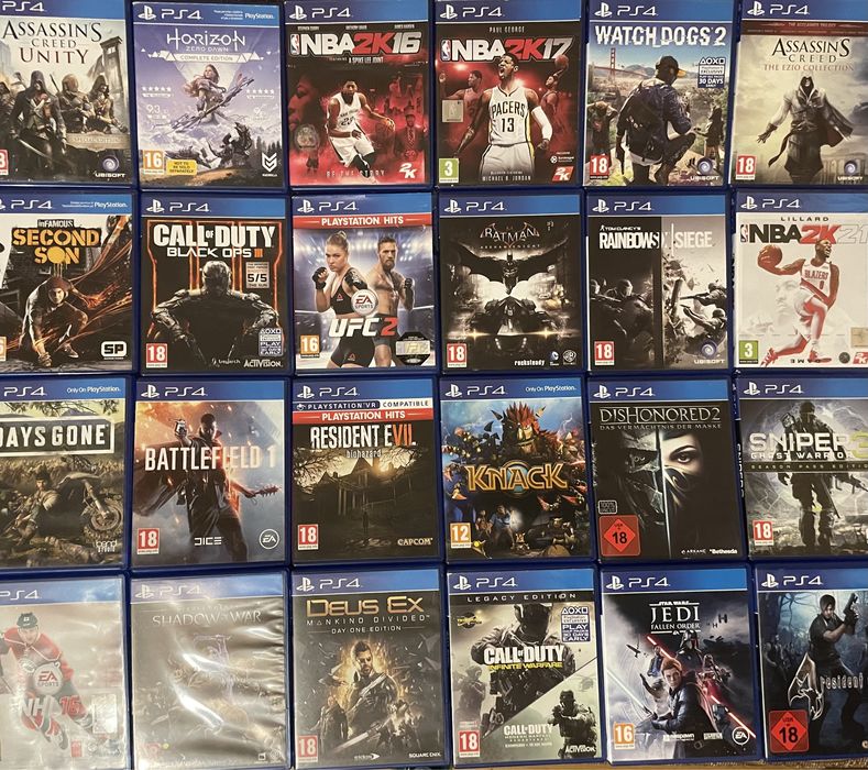 Jocuri colectie ps4-ps5, am si alte platforme colectie xbox nintendopc