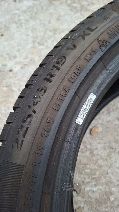 2buc 225 45 R19 Continental iarna M+S cacuciucuri anvelope ms 19