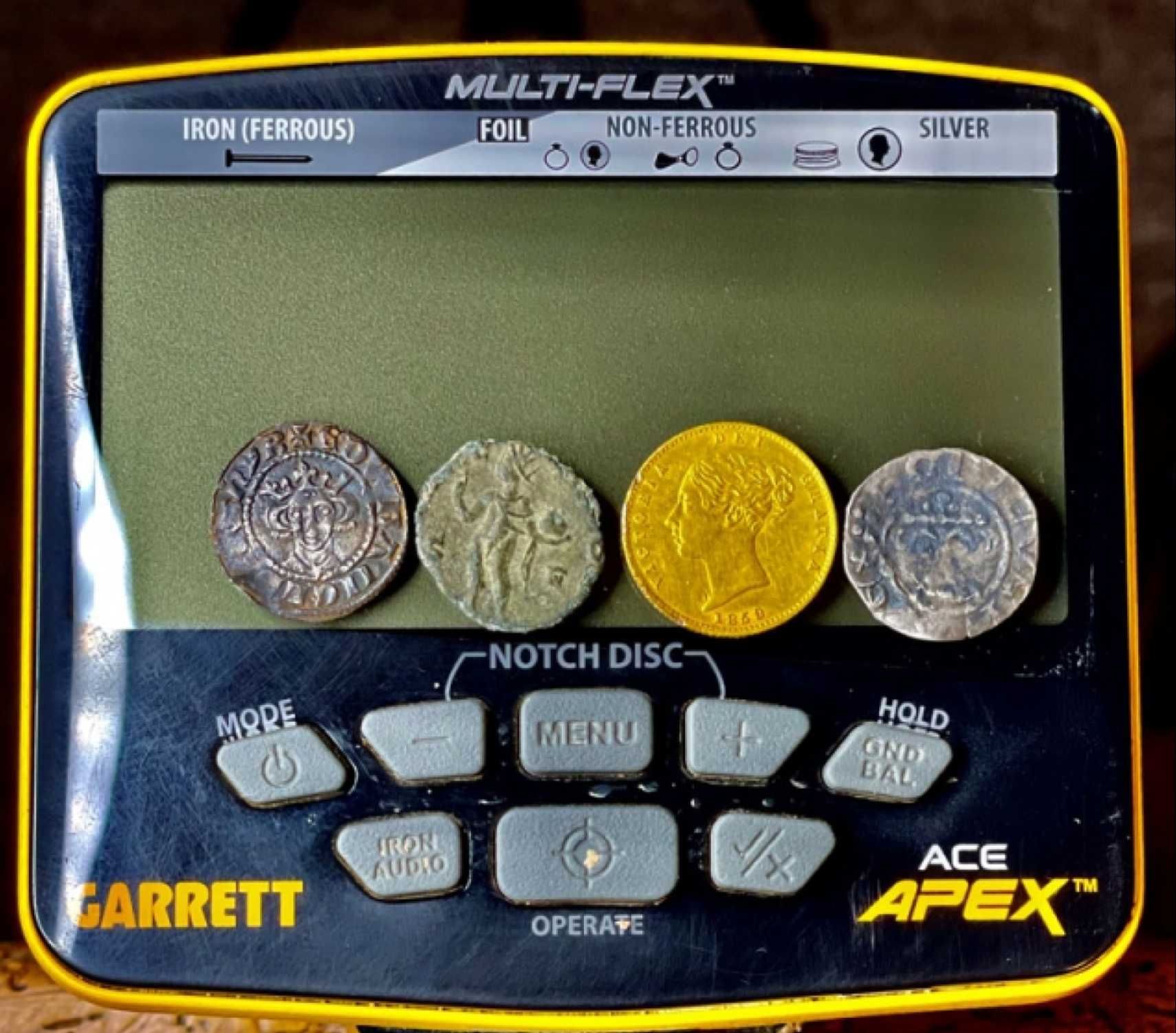 Металлоискатель GARRETT ACE APEX новый + защита катушки производ. США