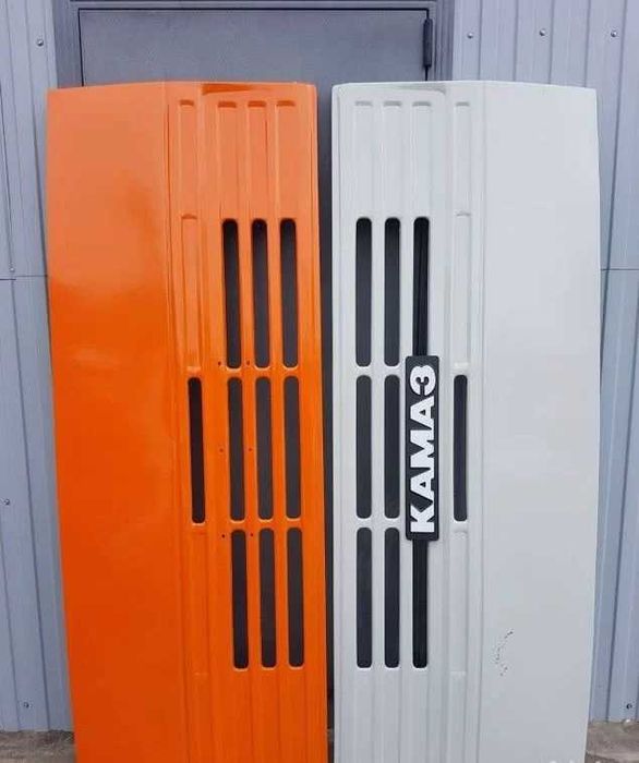 Пaнeль КAМАЗ-ЕBРО облицовки pадиaторa, Железный капот КамАЗ